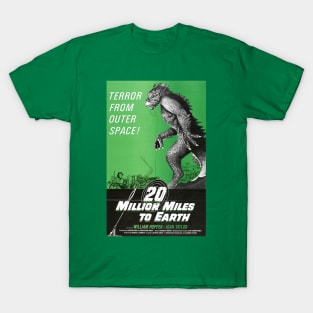 Classic Science Fiction Movie Poster 20 Million Miles to Earth T-Shirt